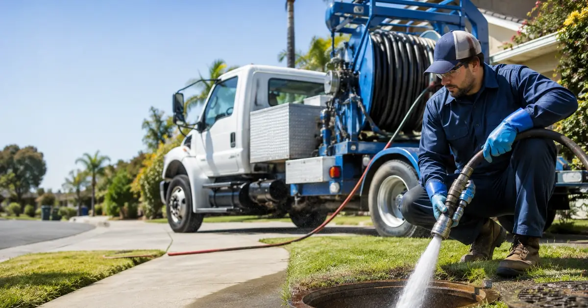 Hydro jet sewer cleaning Paso Robles