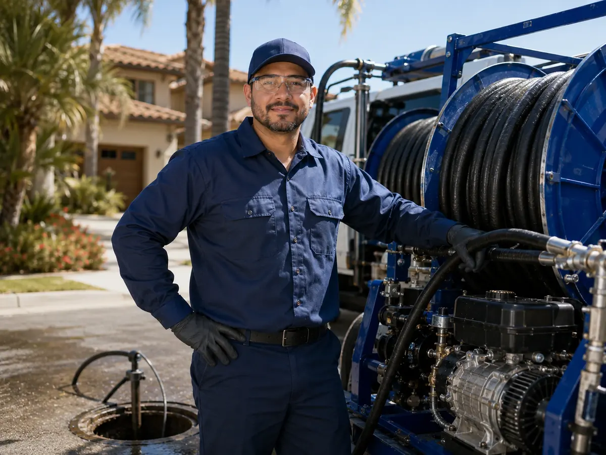 Hydro jet sewer cleaning in Paso Robles