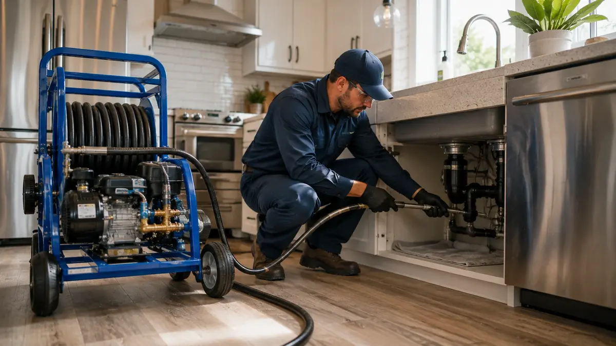 Kitchen Drain Hydro Jetting in Paso Robles